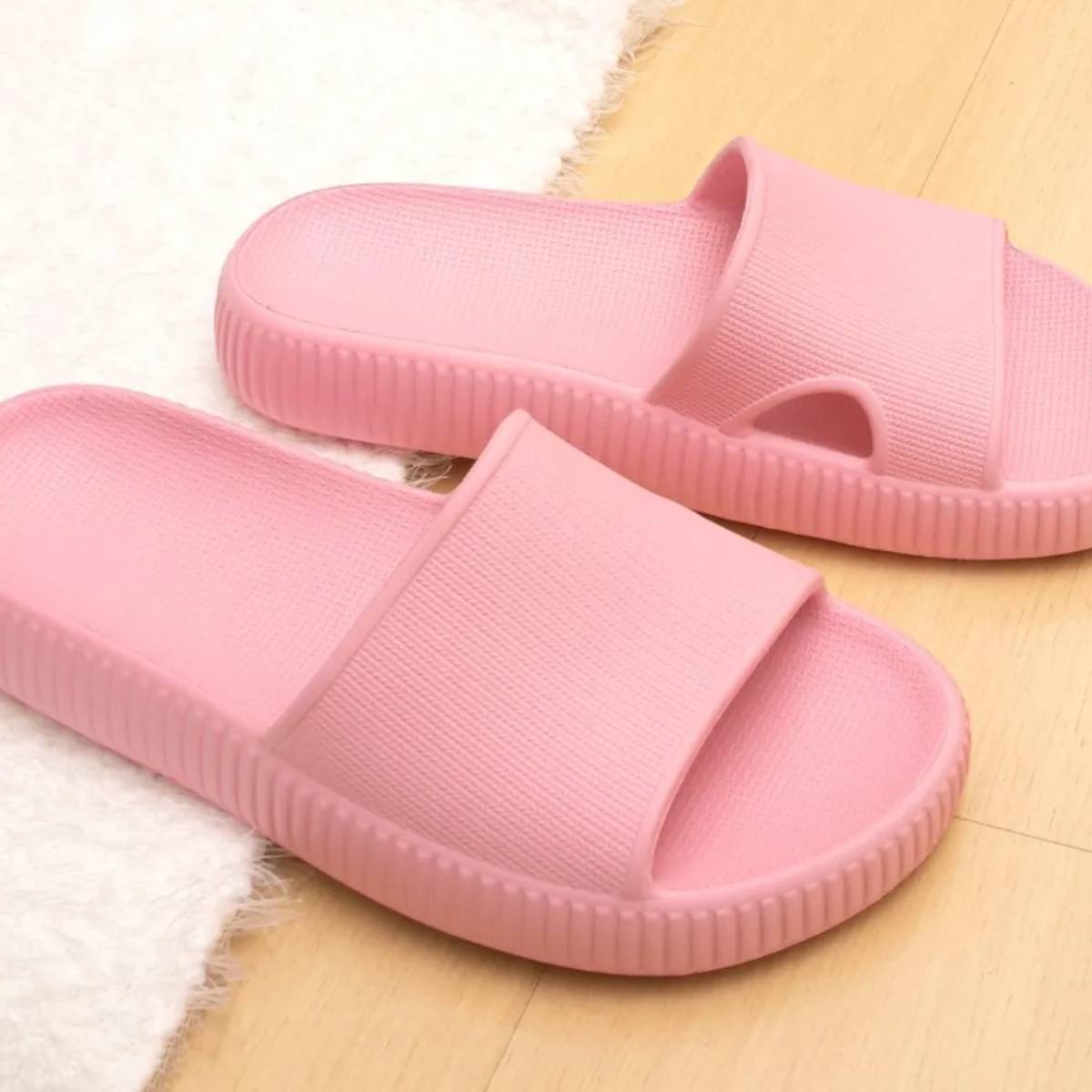 Chinelo Nuvem Rosa Antiderrapante Unissex - W23107-08