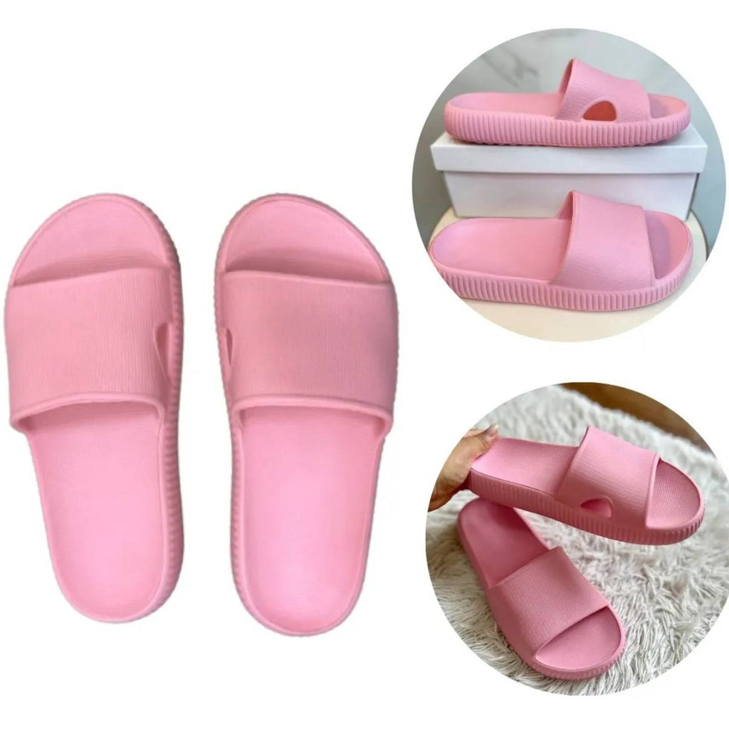 Chinelo Nuvem Rosa Antiderrapante Unissex - W23107-08