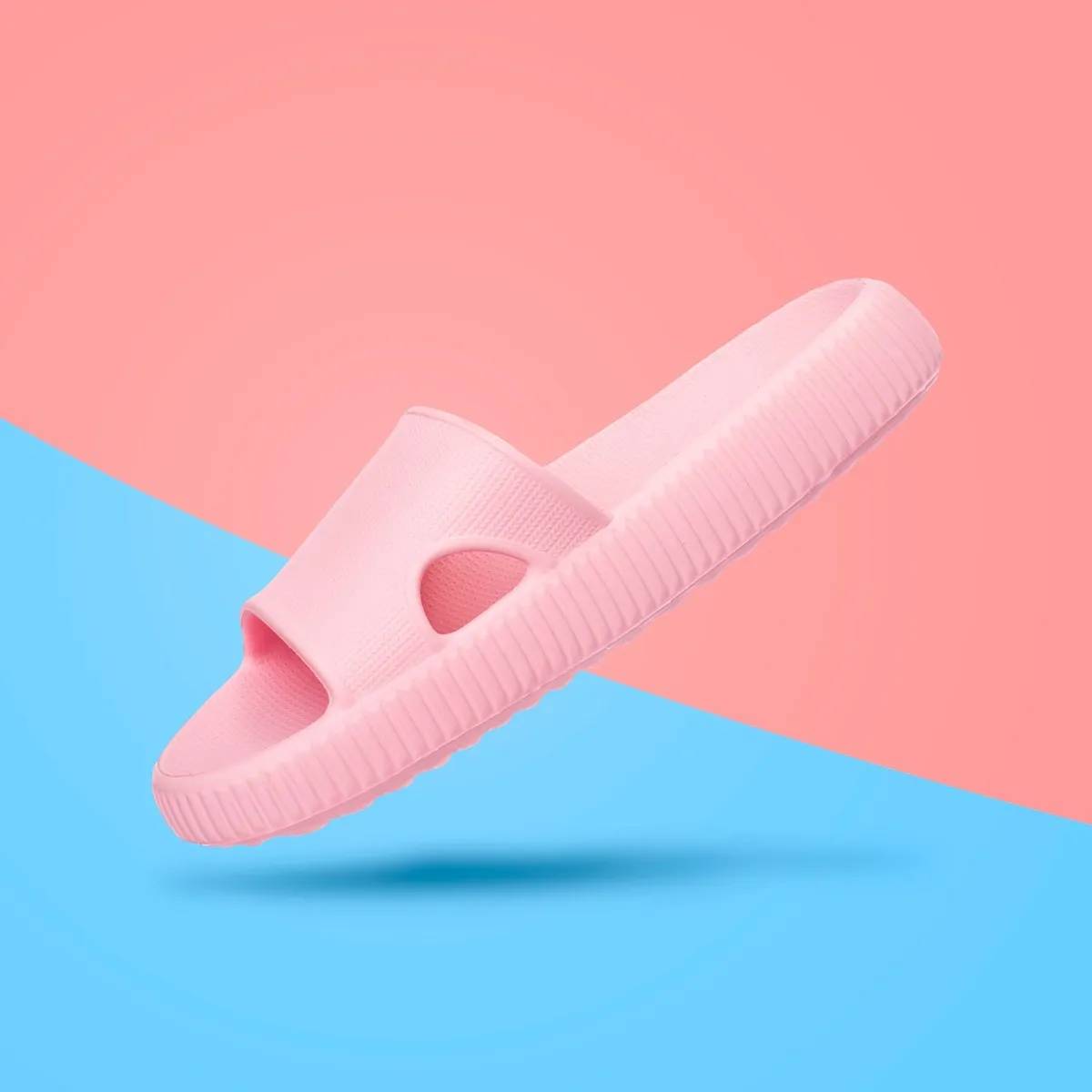 Chinelo Nuvem Rosa Antiderrapante Unissex - W23107-08