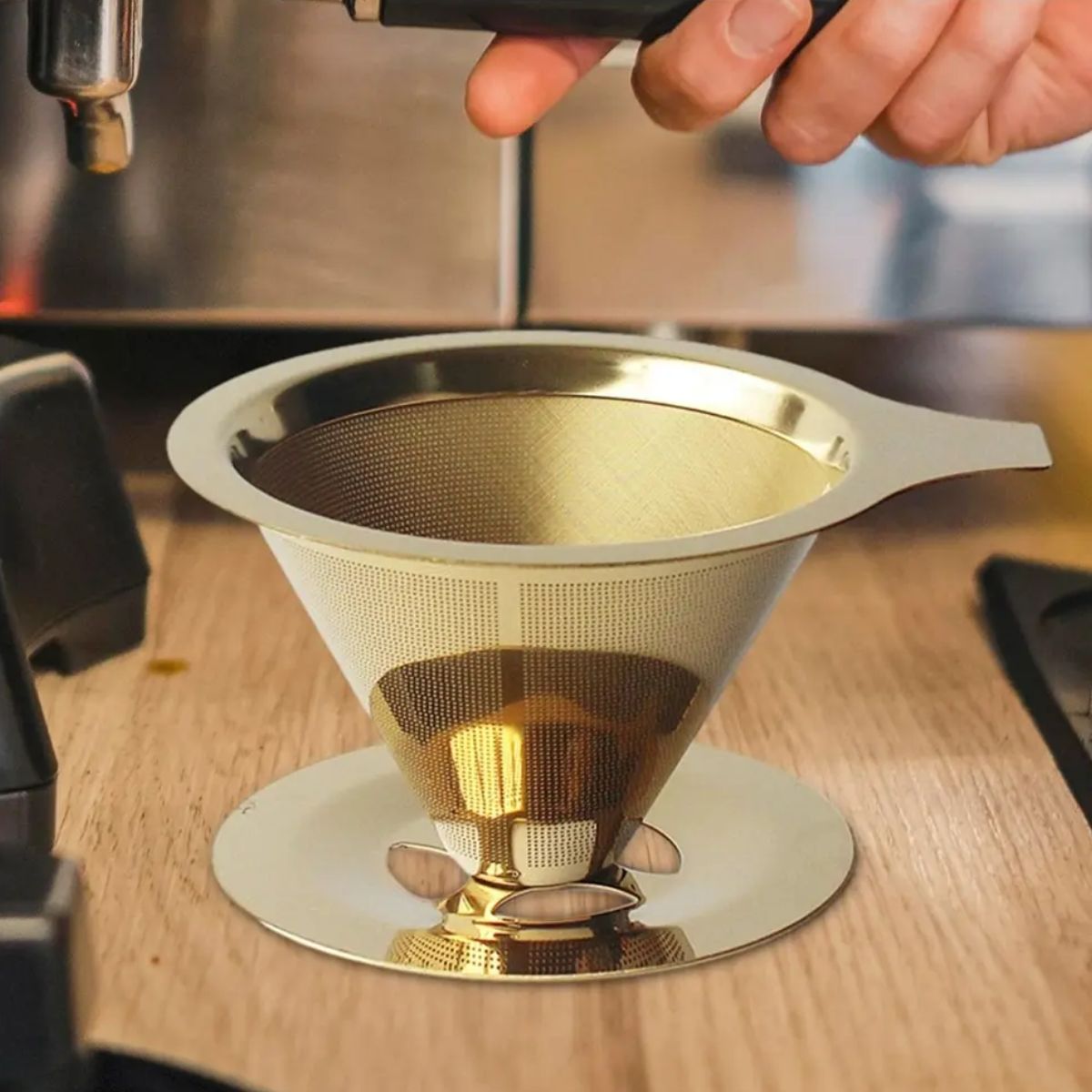 Coador de Café Dourado - IBA00002-GOLD
