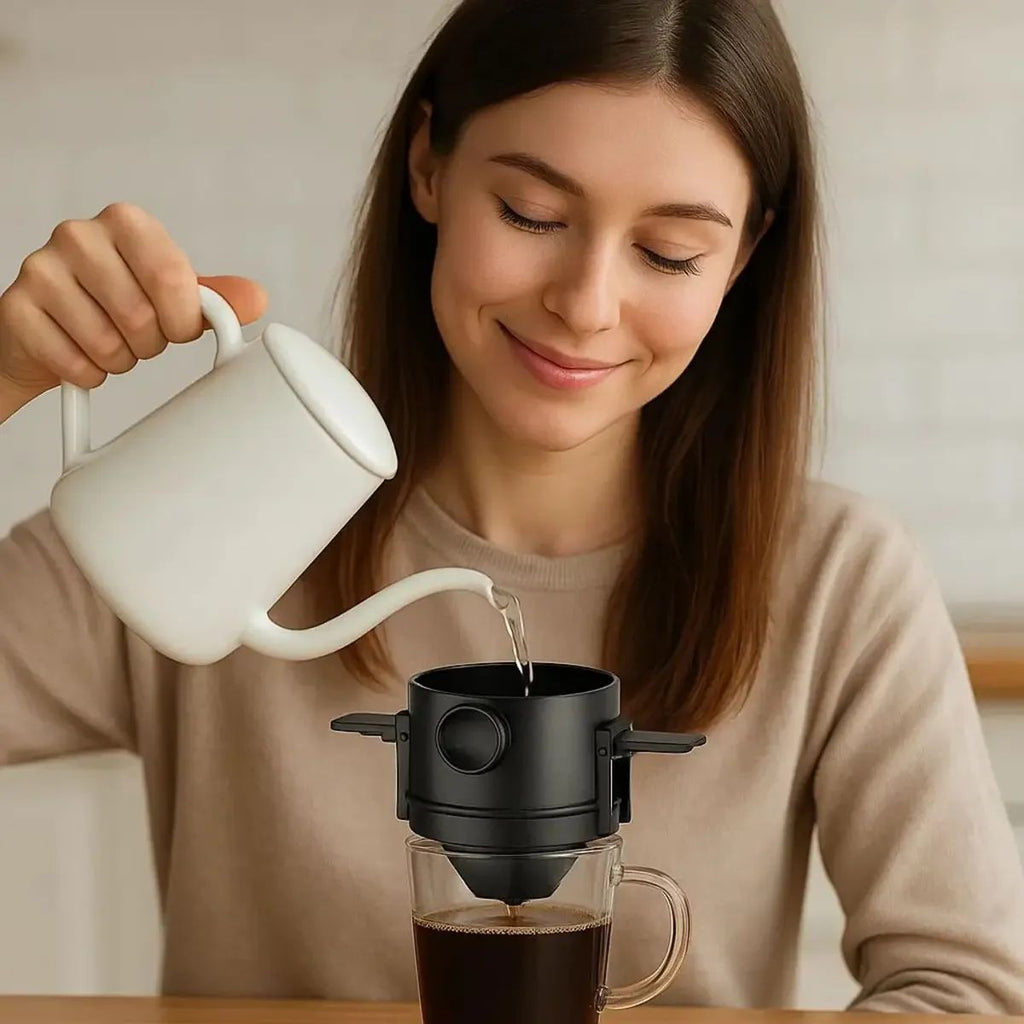 Coador de Café Reutilizável em Aço Inox - IBA00004