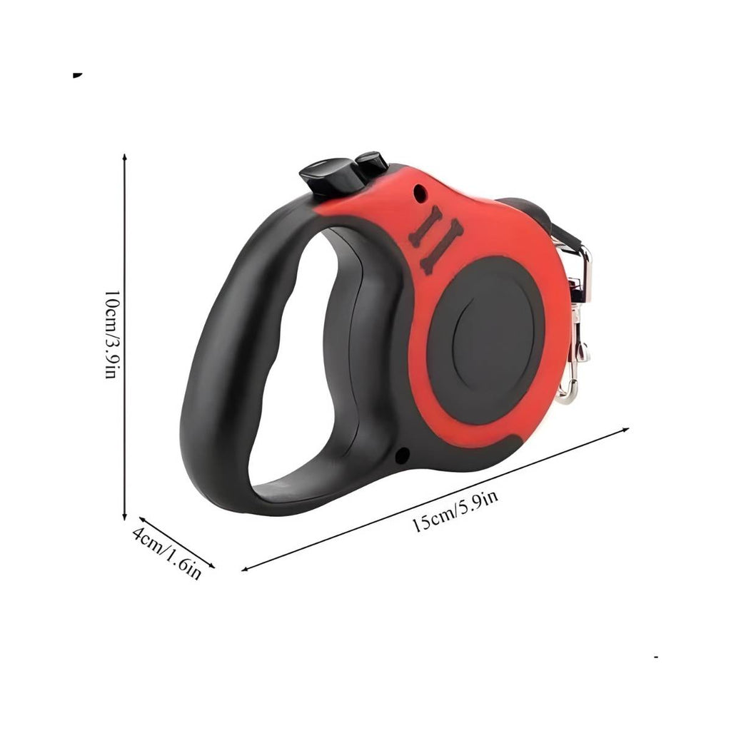 Coleira Retrátil para Cães e Gatos Resistente Automática 3 e 5 Metros - XS-188-3M/5M