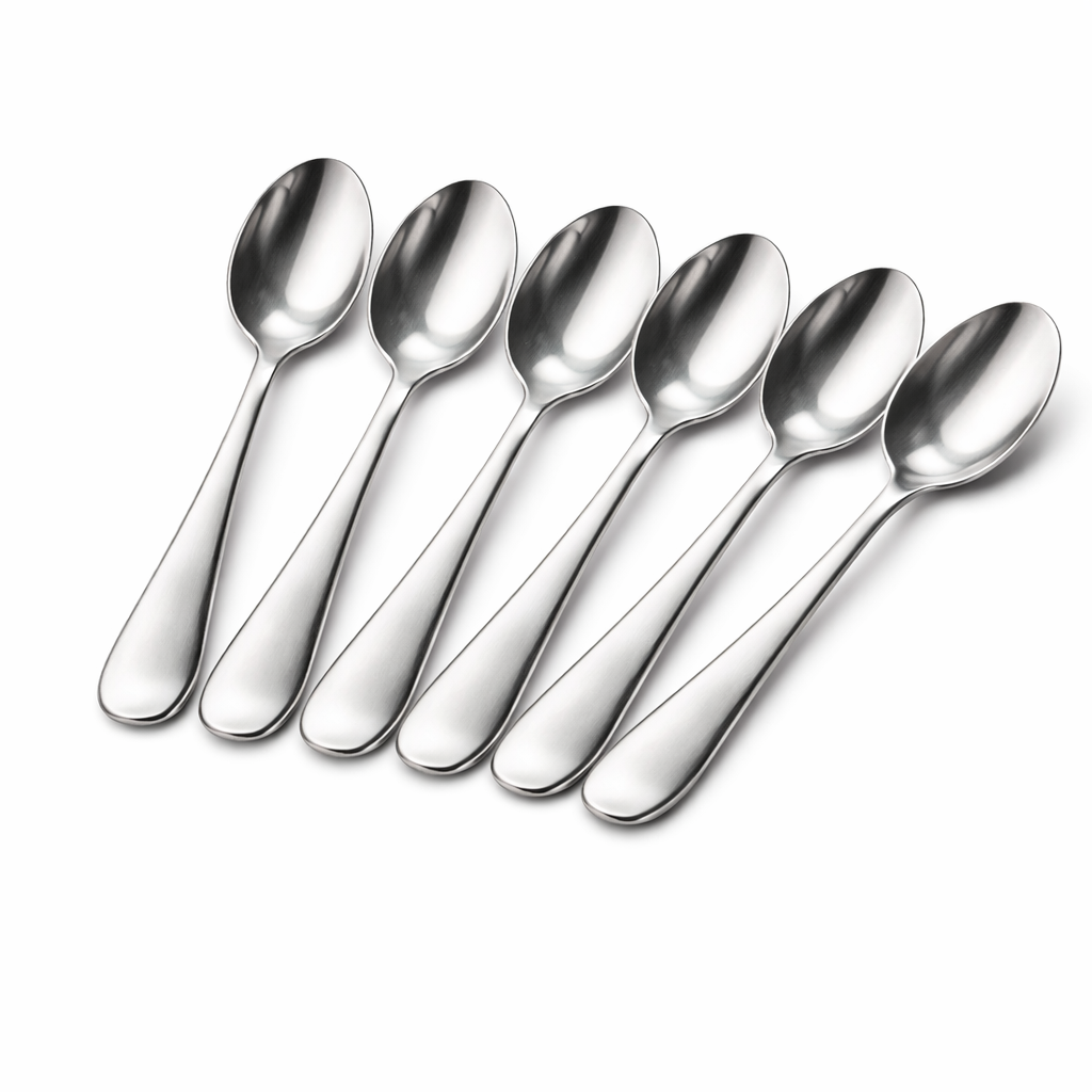 Colher de Sopa de Inox Prata - KIT com 6 Unidades - 479-1010-10
