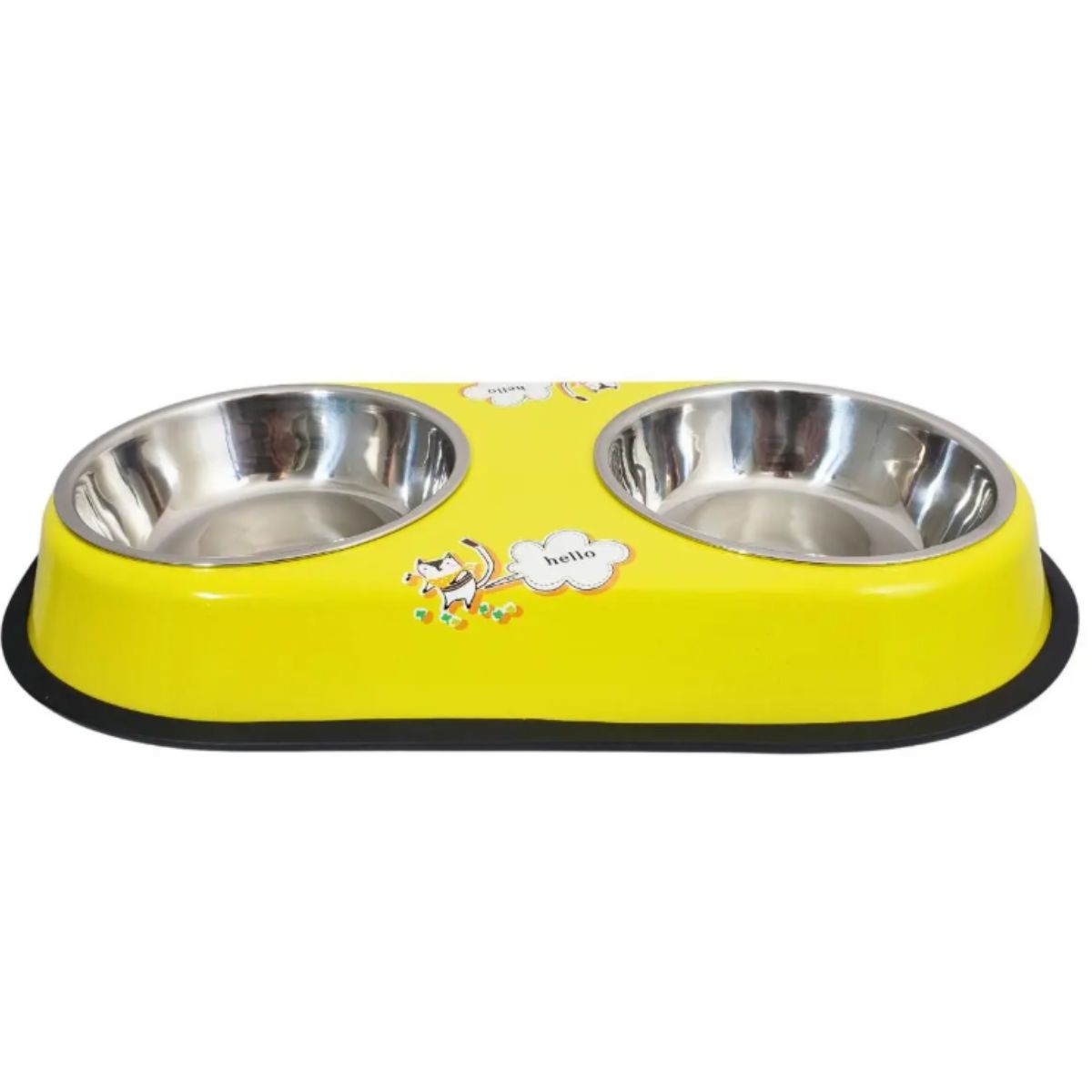 Tigela Pet Dupla Pequena para Ração e Água - XDX-GW02
