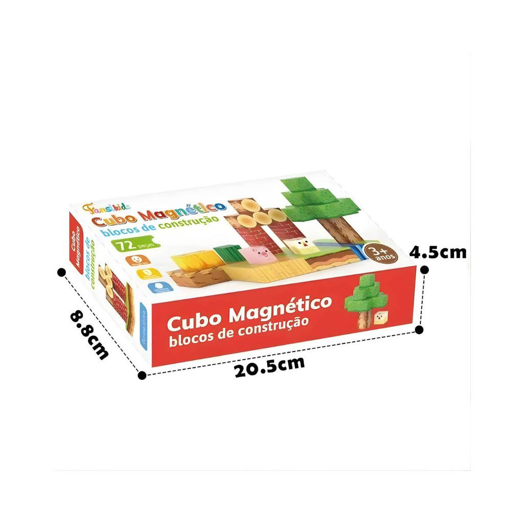 Conjunto De Blocos De Construção Magnéticos MInecraft Brinquedo - TW883-072C