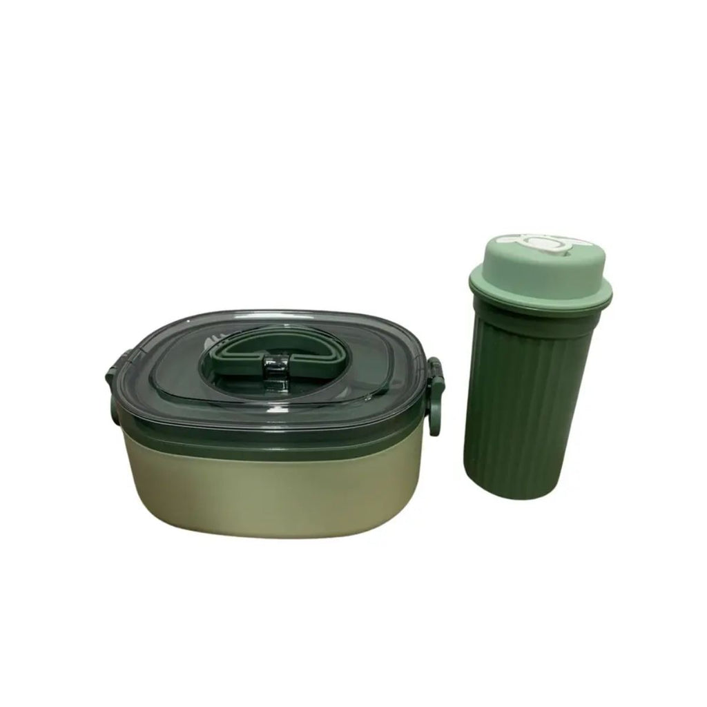 Conjunto Kit Marmita Portátil Com Garfo De Plástico E Copo de 300ml - DD-2208
