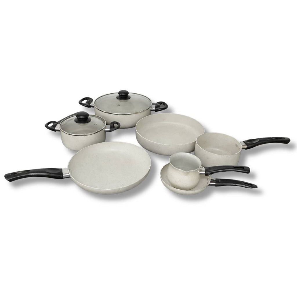 Conjunto de Panelas de Alumínio Italiano com 9 Peças