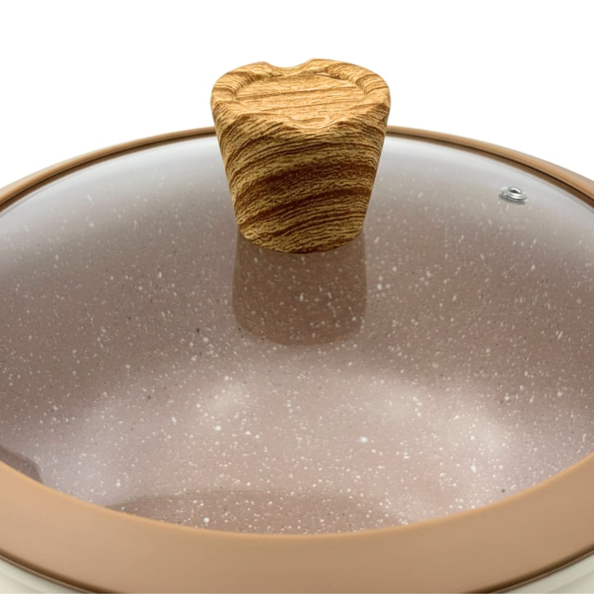 Conjunto Jogo de Panelas 11 Peças Antiaderente Cerâmica Granito IPJ00012