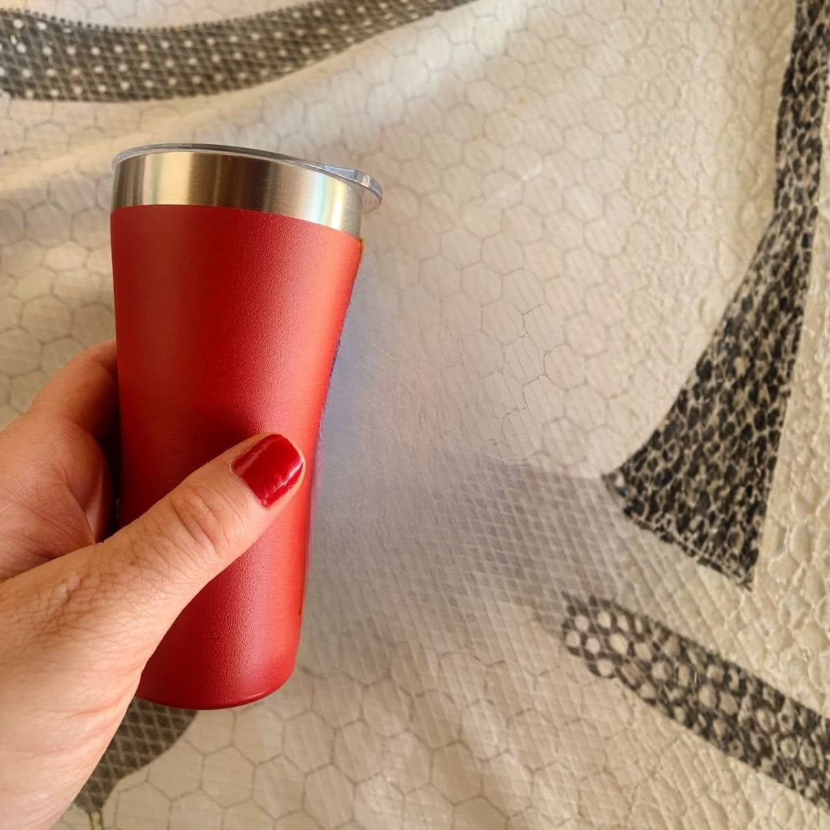 Copo Térmico Tulipa 160ml com Tampa Acrílico - LL-4033