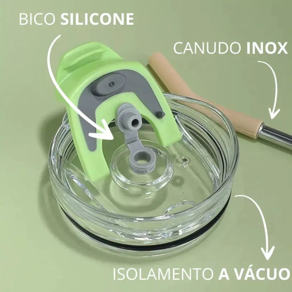 Copo Térmico com Alça e Tampa 1200ml - CGT23138