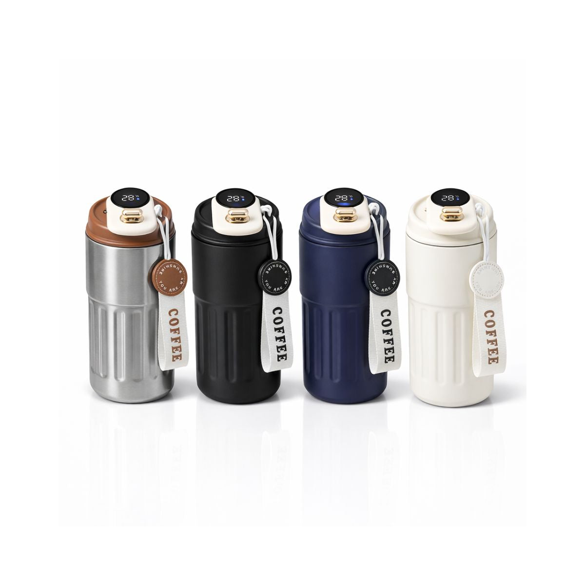 Copo Térmico de Café com Visor de Temperatura 460ml - IOD00029