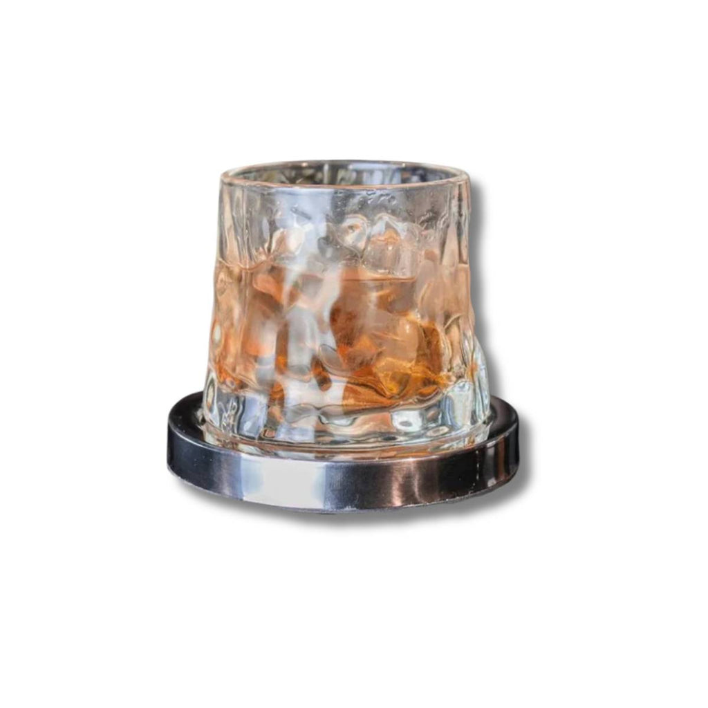 Copo de Whisky Giratório 170ml de Vidro com Base - HR-56