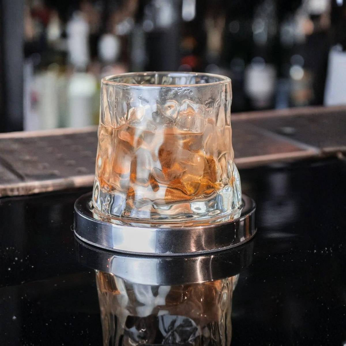 Copo de Whisky Giratório 170ml de Vidro com Base - HR-56