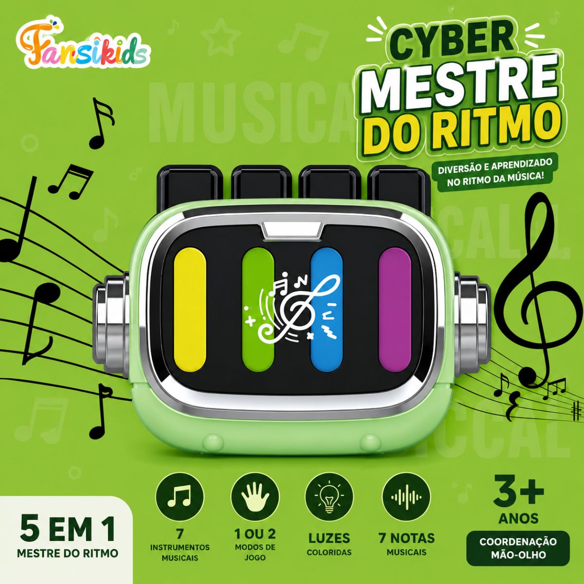 Guitar Hero - Jogo Musical Portátil 5 em 1 - TW882-24