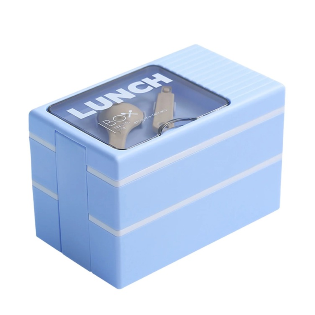 Marmita Lunch Box 1200ml Dupla Camada Com Colher - DD-2214
