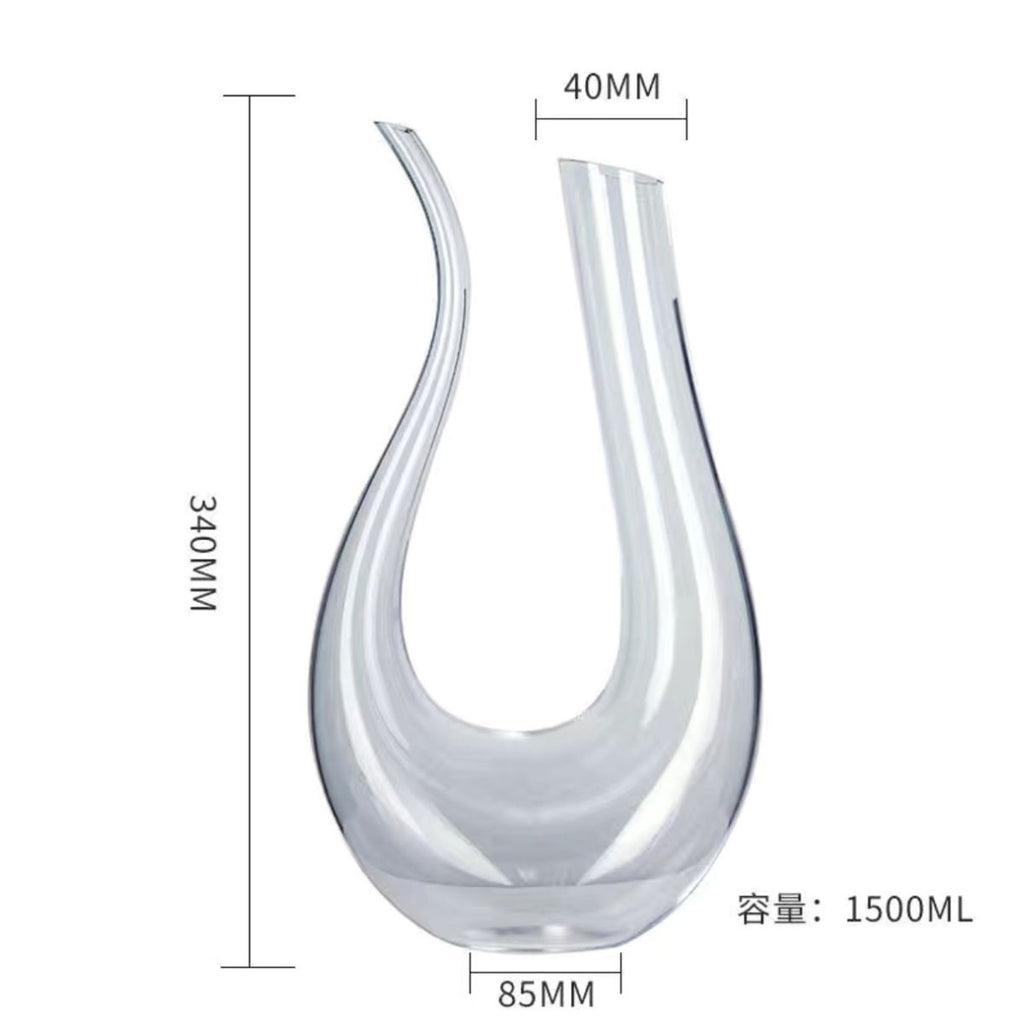 Decanter de Vinho em Vidro Transparente - LCT00001