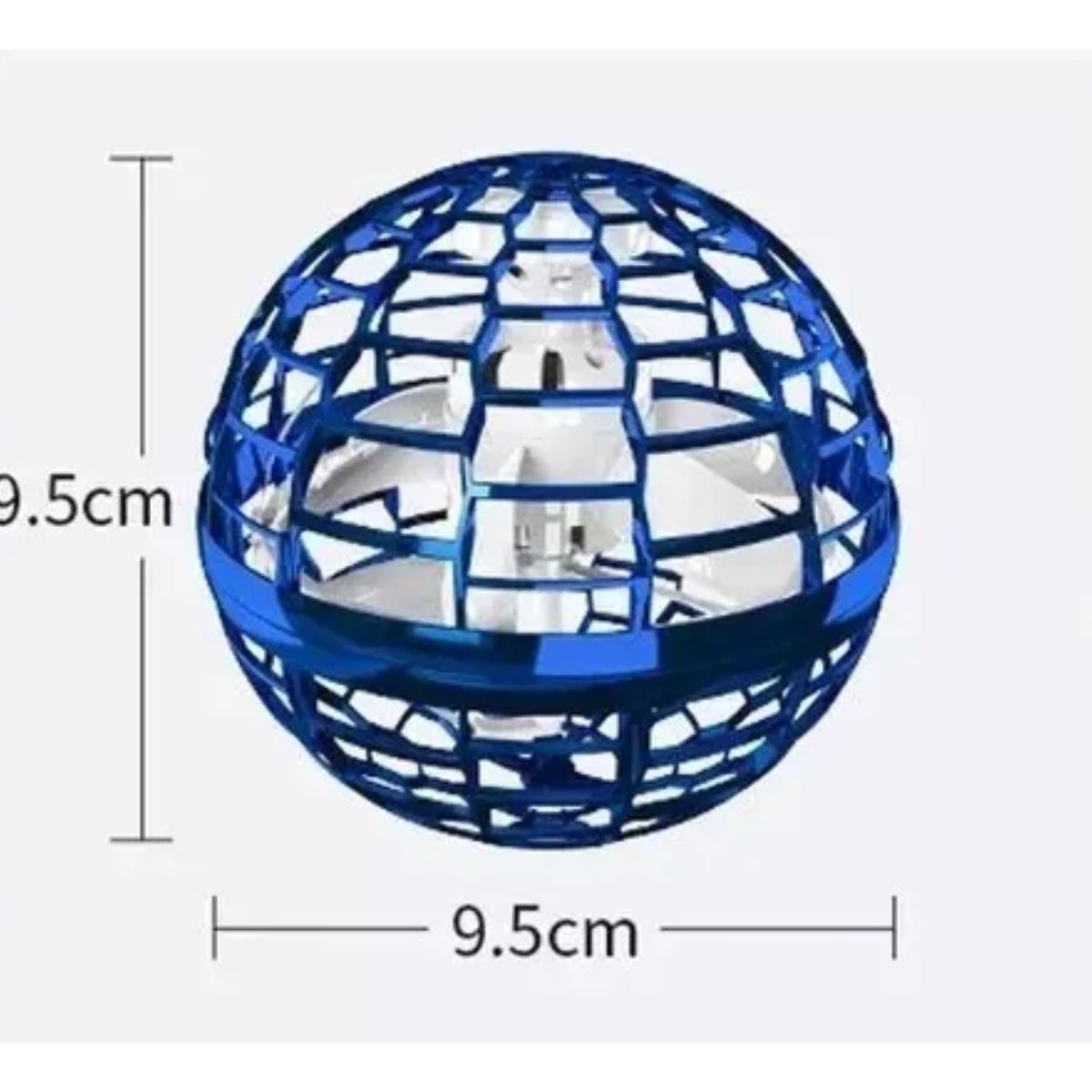 Drone Boomer Ball com LED USB Rotação 360° Recarregável - TW882-16