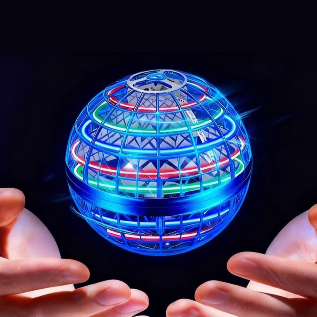 Drone Boomer Ball com LED USB Rotação 360° Recarregável - TW882-16