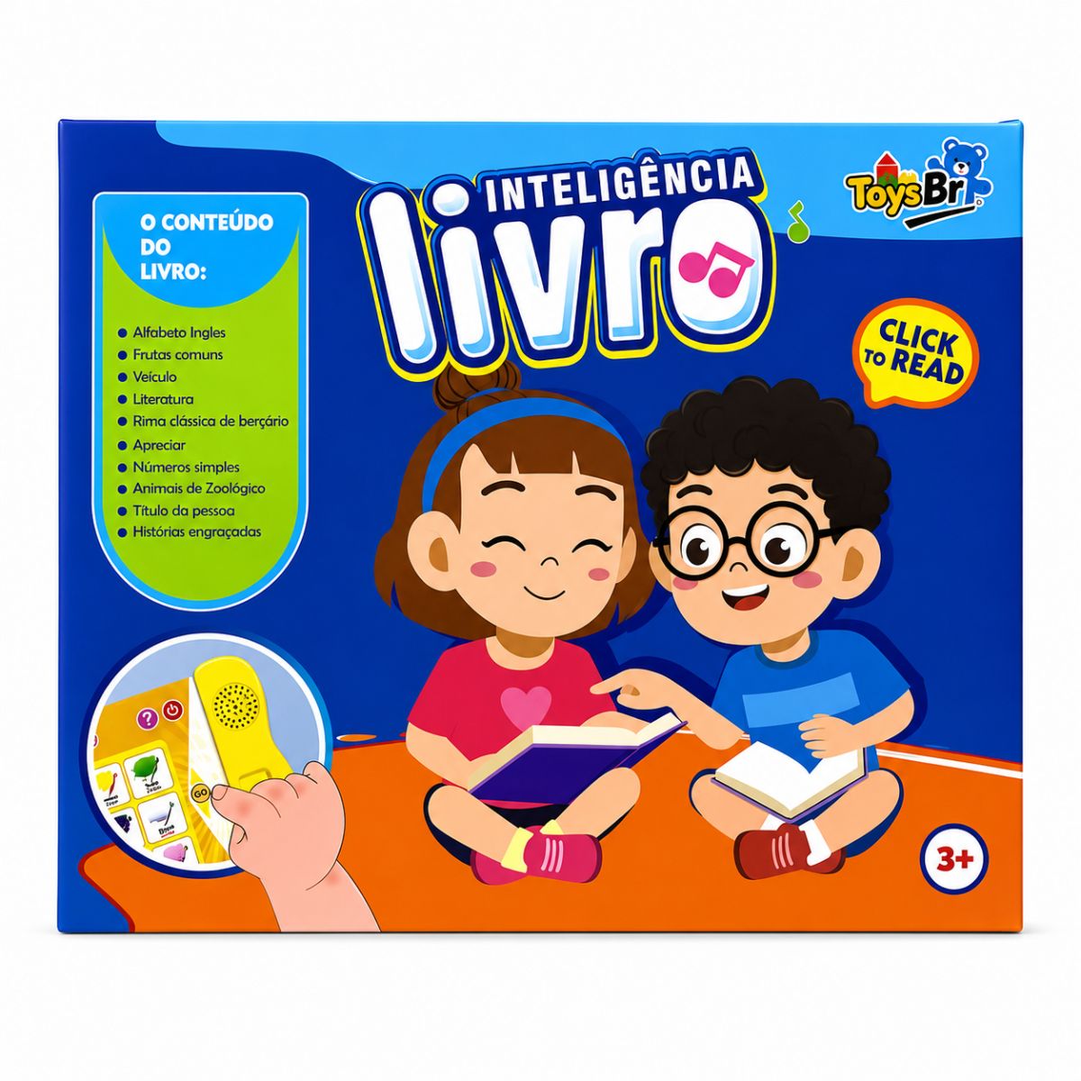 Livro Educativo Bilíngue Infantil com Áudio e Atividades Interativas - EJA00002