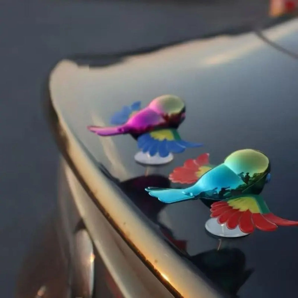 Enfeite Pássaro Decorativo com Asas Móveis para Carro e Moto - BJG-51135