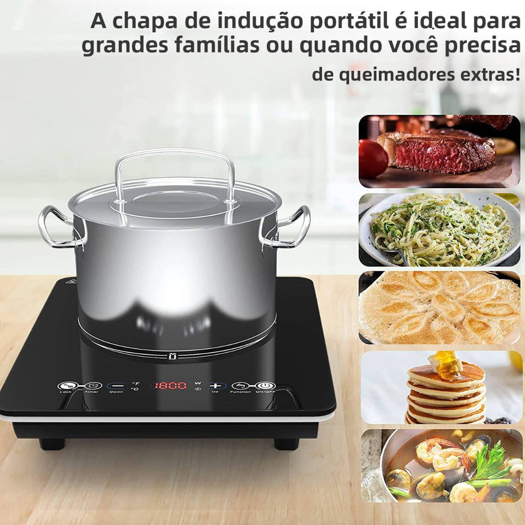 Fogão Cooktop de Indução Uma Boca 220V - AI-A08