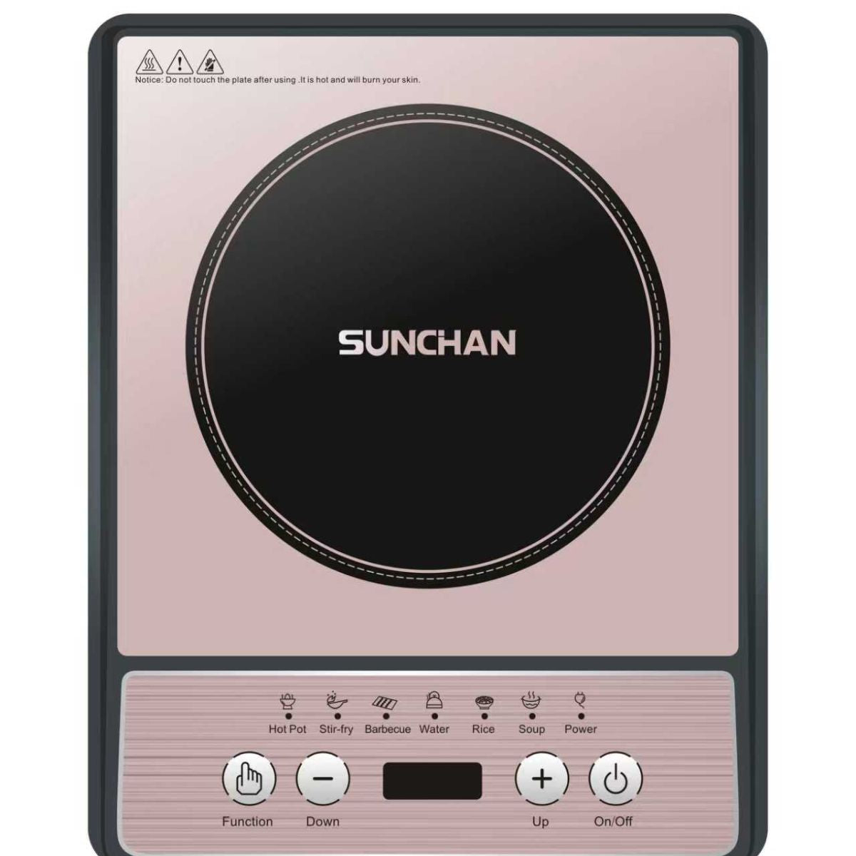 Fogão Cooktop de Indução Uma Boca 110V/220V - AI-A08