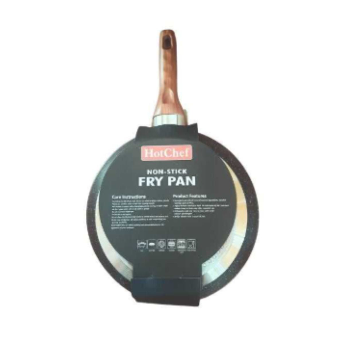 Frigideira Antiaderente com Cabo Amadeirado - IPA00046/50