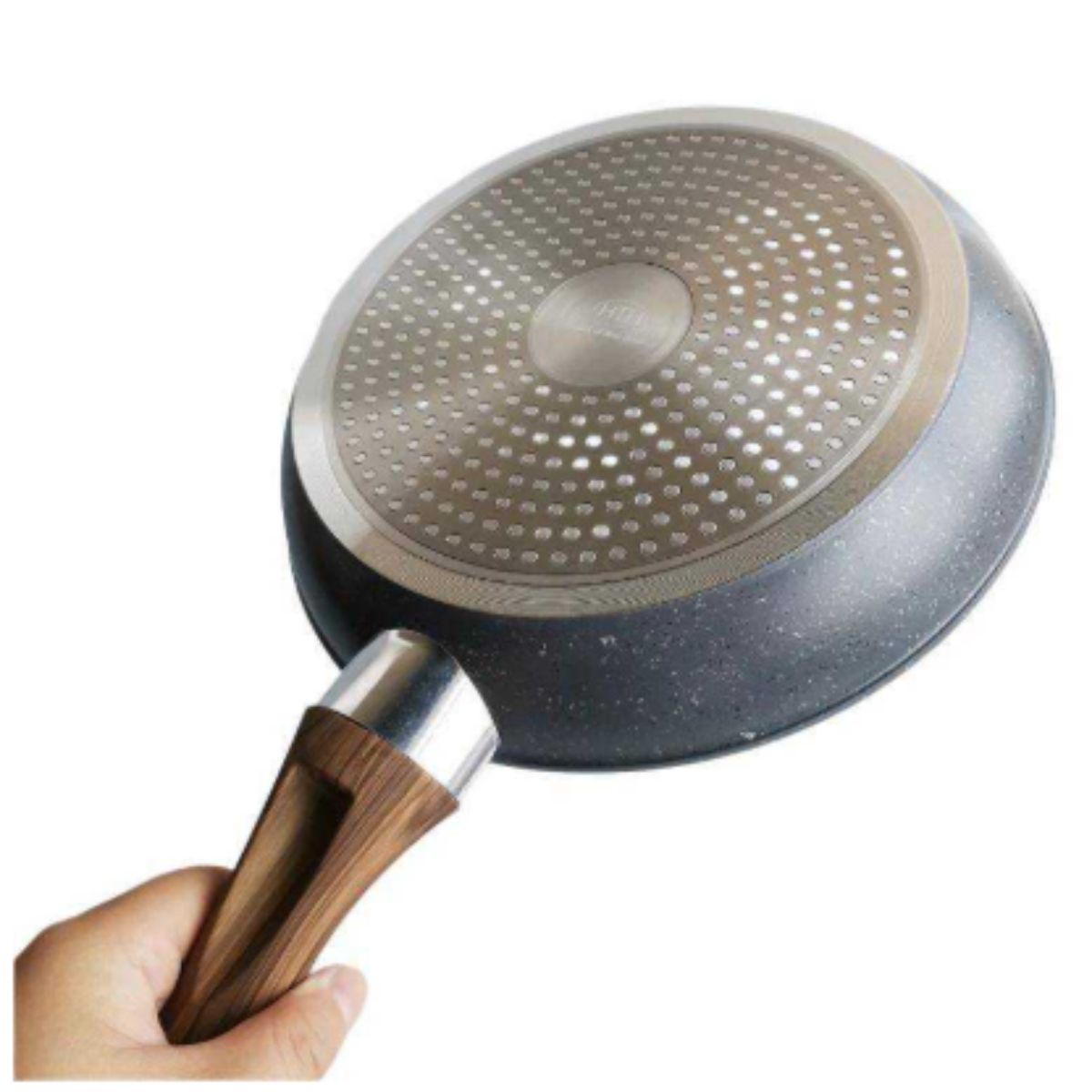 Frigideira Antiaderente com Cabo Amadeirado - IPA00046/50