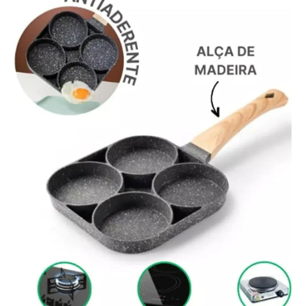 Frigideira Multifuncional 4 em 1 Antiaderente - IPA00002