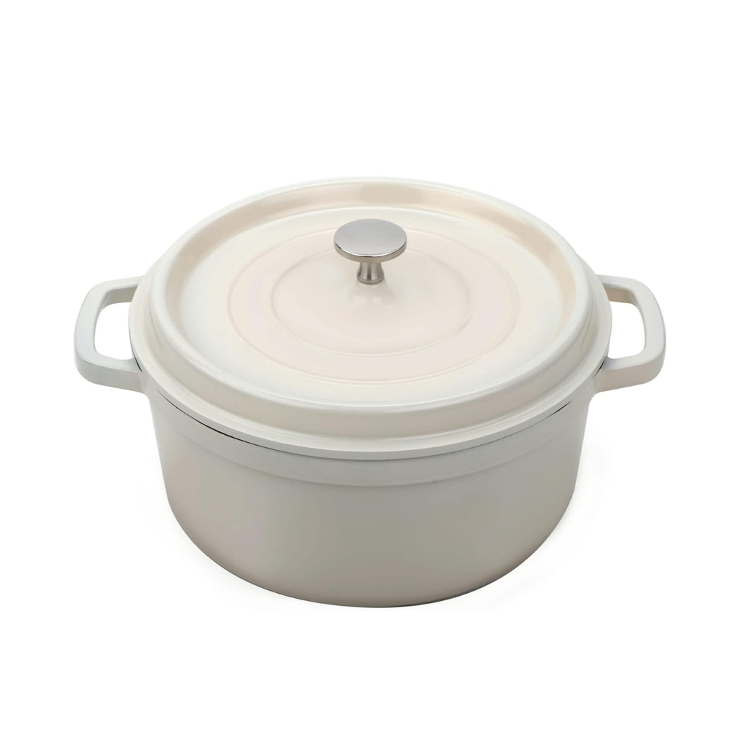 Frigideira Redonda Esmaltada de 5.1L Com Tampa - IPA00067