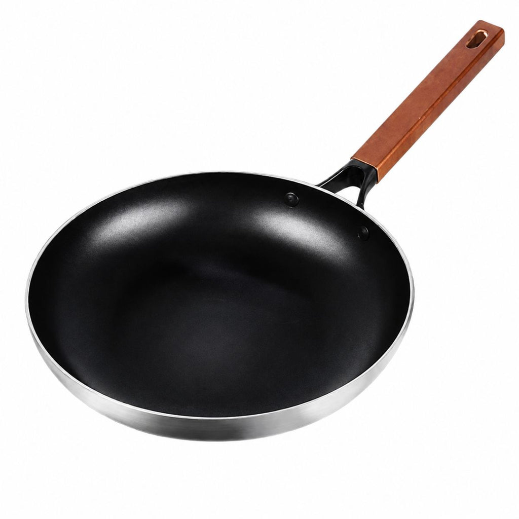 Frigideira Wok 26cm Antiaderente com Cabo Amadeirado - CPN0015