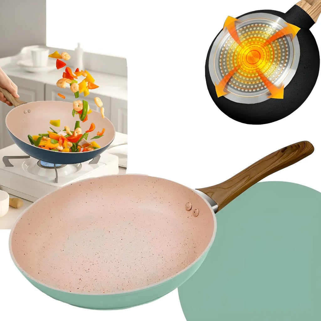 Frigideira Yukihira prática e versátil, ideal para o dia a dia. - IPA00063/4/5/6