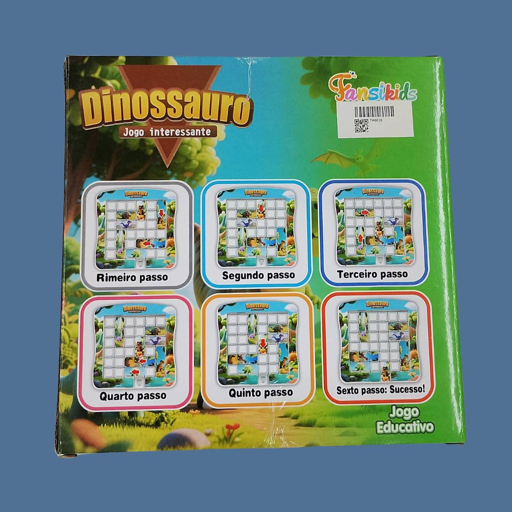 Brinquedo Educativo Infantil Dinossauro Raciocínio Lógico - TW881B