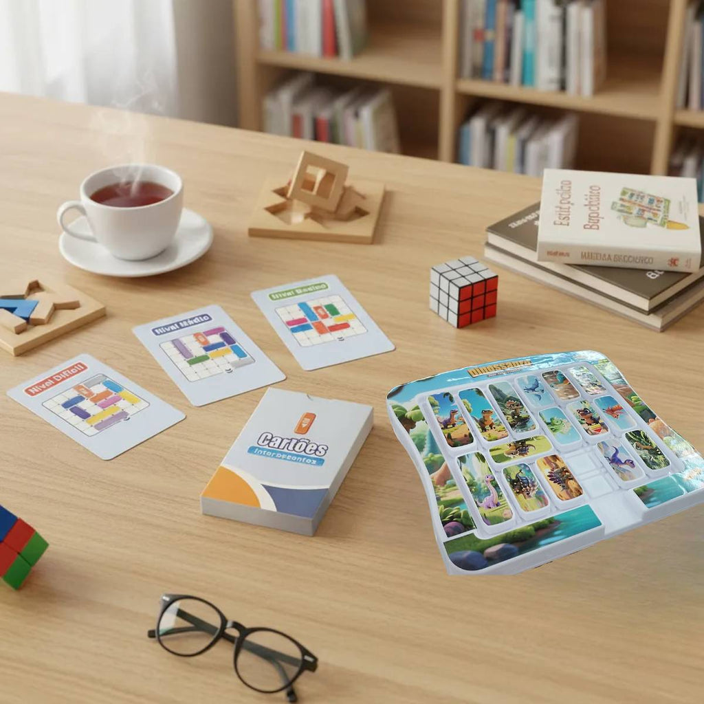 Brinquedo Educativo Infantil Dinossauro Raciocínio Lógico - TW881B