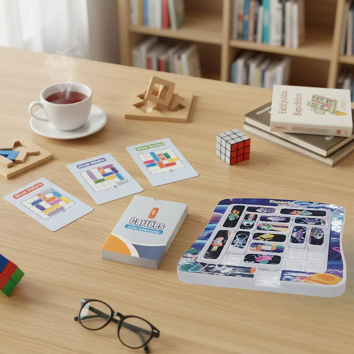 Jogo De Tabuleiro Raciocínio Lógico Espaço Sideral - TW881C