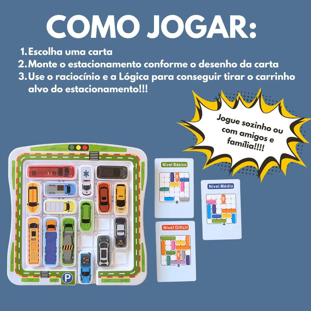 Jogo De Tabuleiro Raciocínio Lógico Frota Hora Do Rush - TW881A