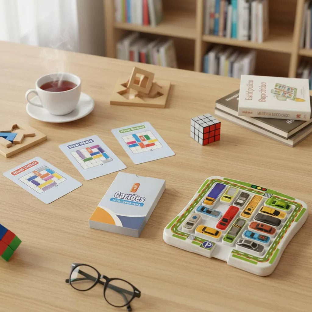 Jogo De Tabuleiro Raciocínio Lógico Frota Hora Do Rush - TW881A