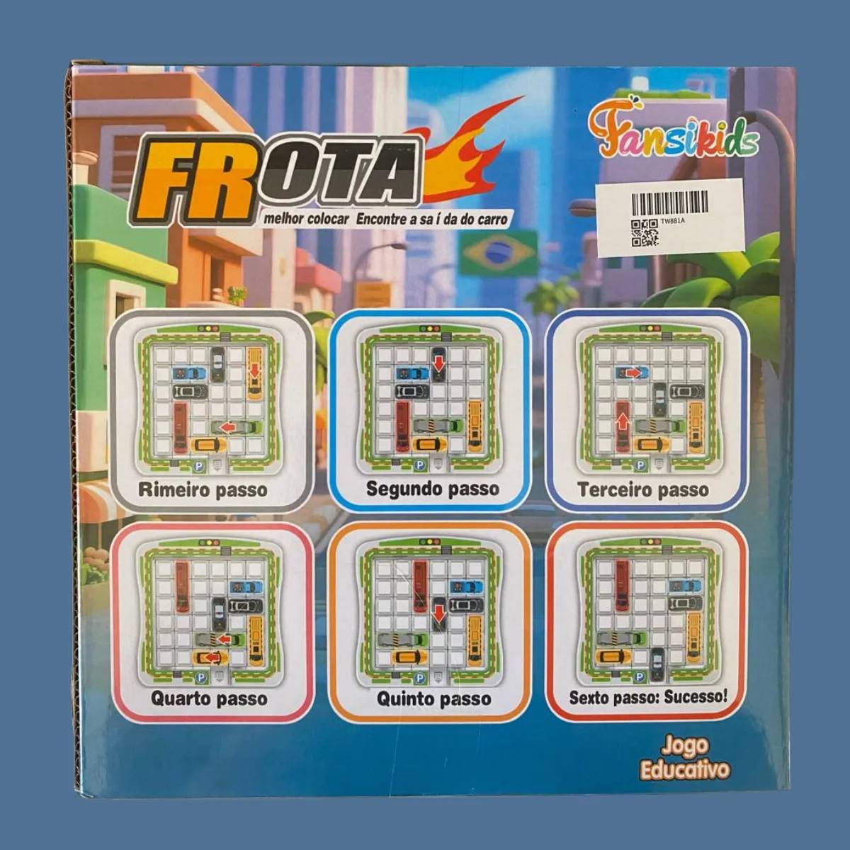 Jogo De Tabuleiro Raciocínio Lógico Frota Hora Do Rush | XDX CHIC
