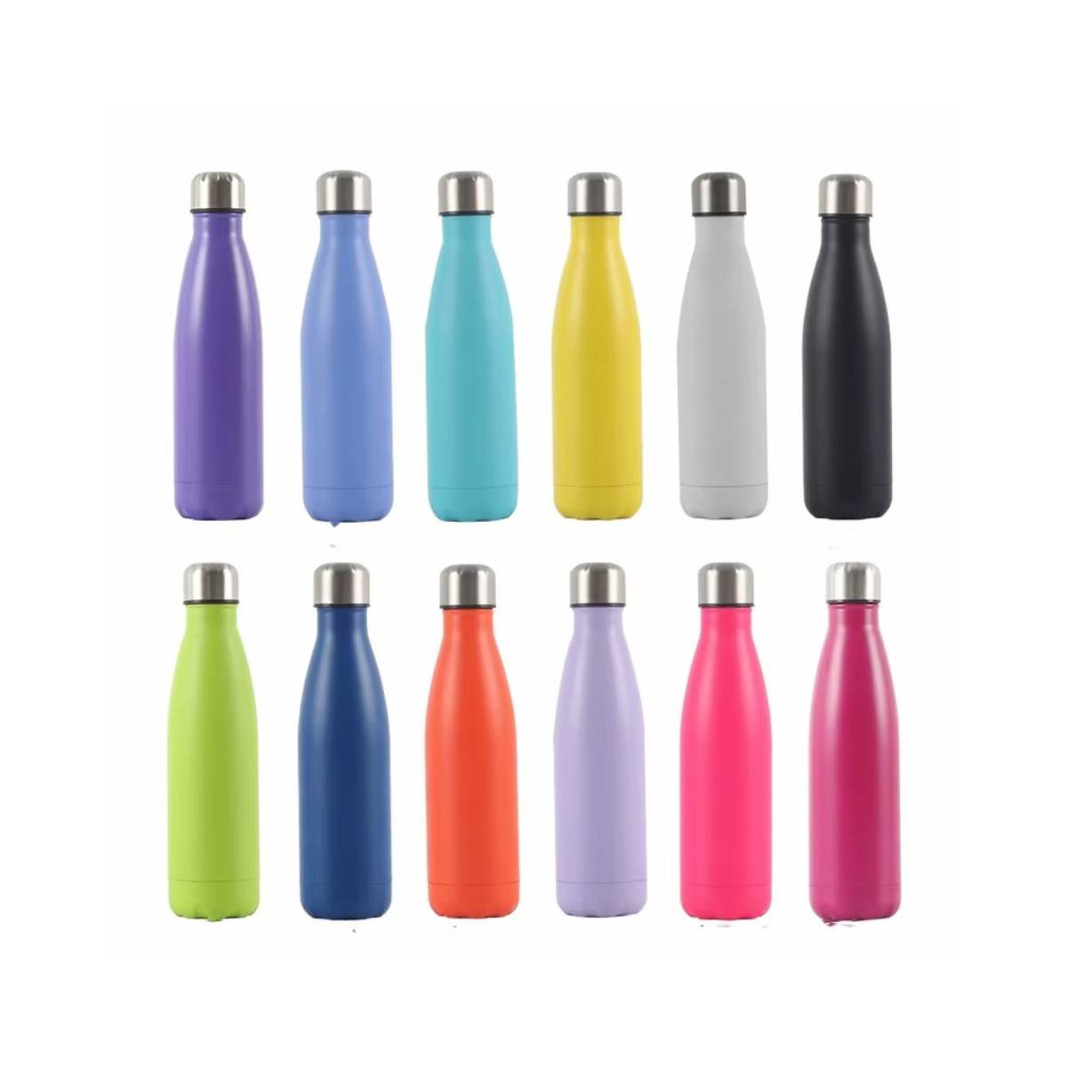 Garrafa Aço Inoxidável Colorida 500ml - IOD00020