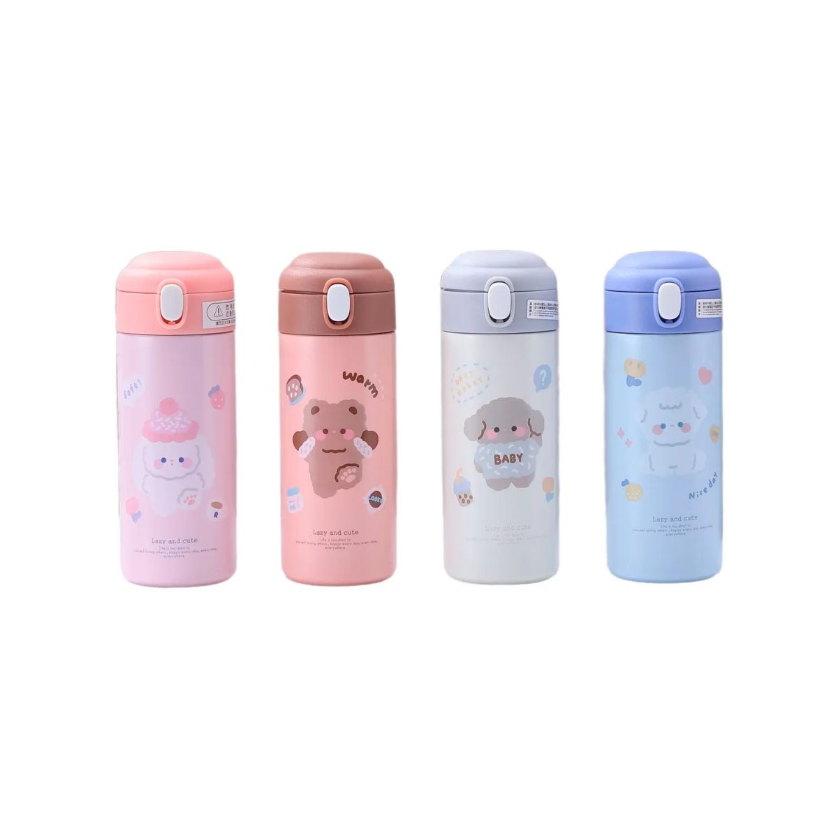 Garrafa Térmica Escolar 380ml Bichinhos  - CGT4033