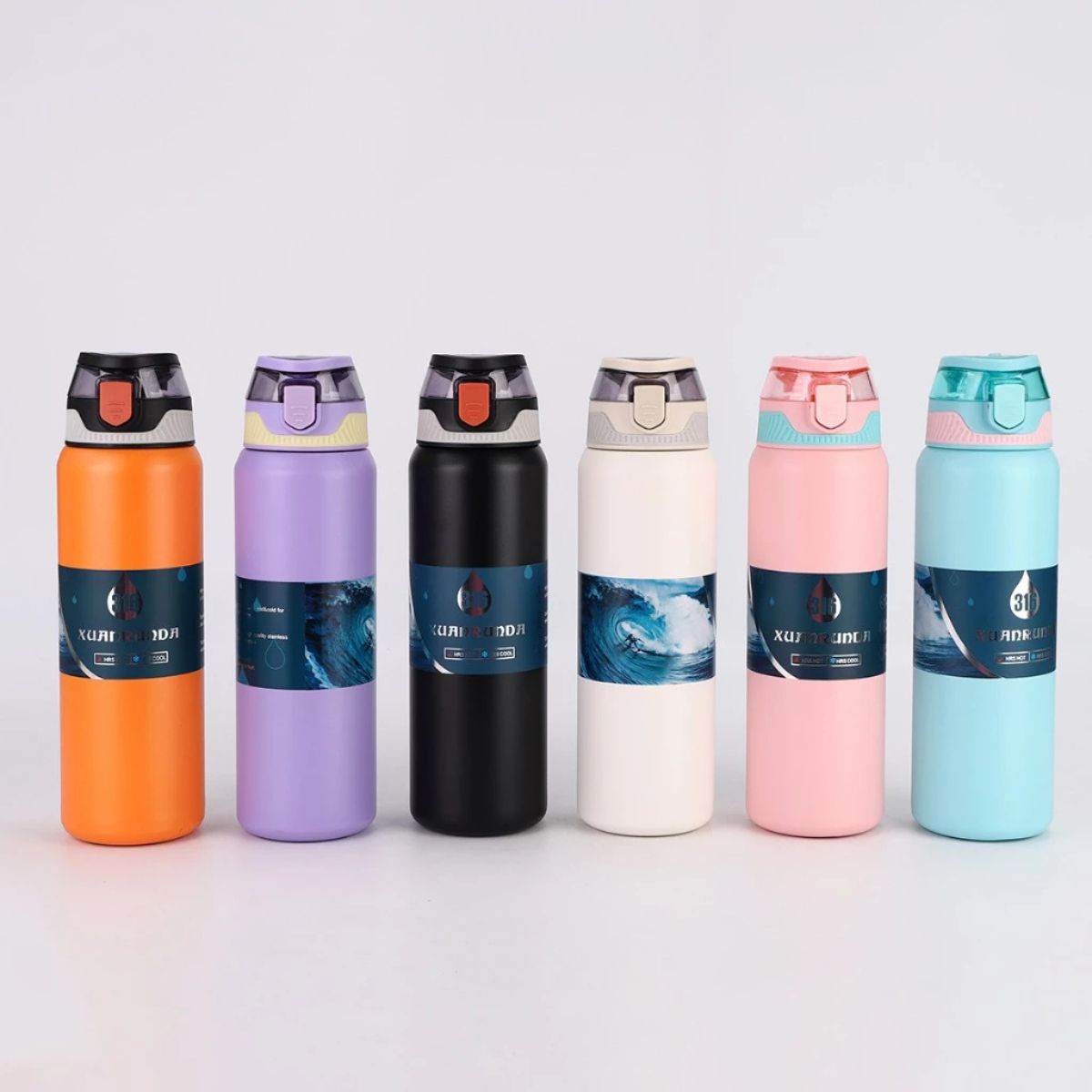 Garrafa Térmica Esportiva com Canudo 800ml - IOD00033