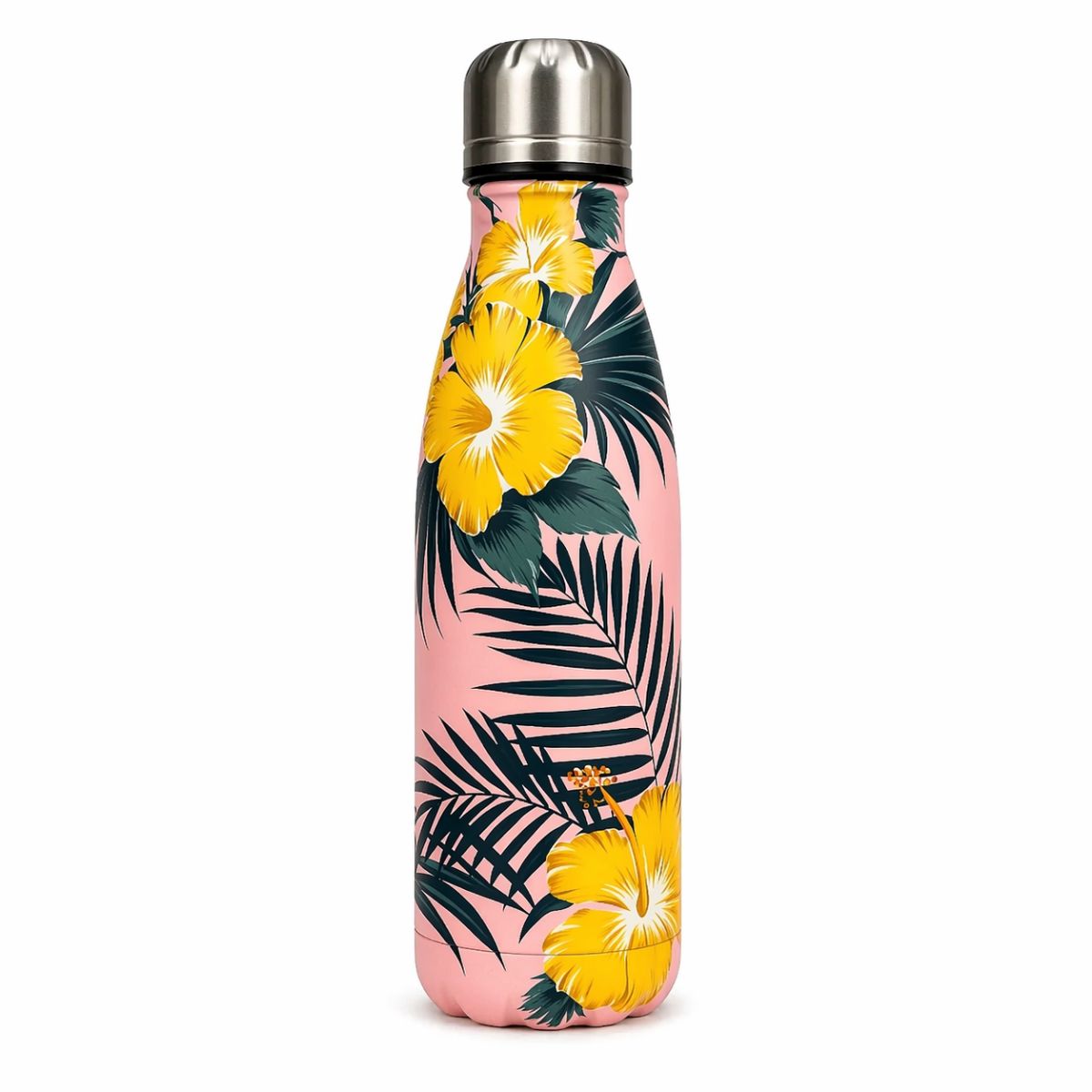 Garrafa Térmica Estampada Tropical e Tampa Metalizada - CGT23135