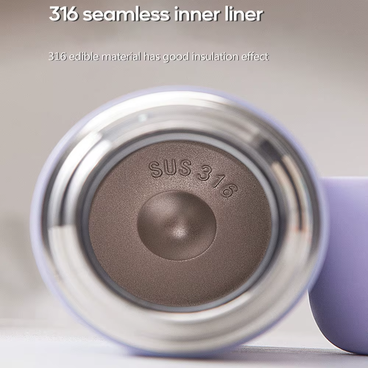 Garrafa Térmica Feminina Aço Inoxidável 450ml - IOD00026
