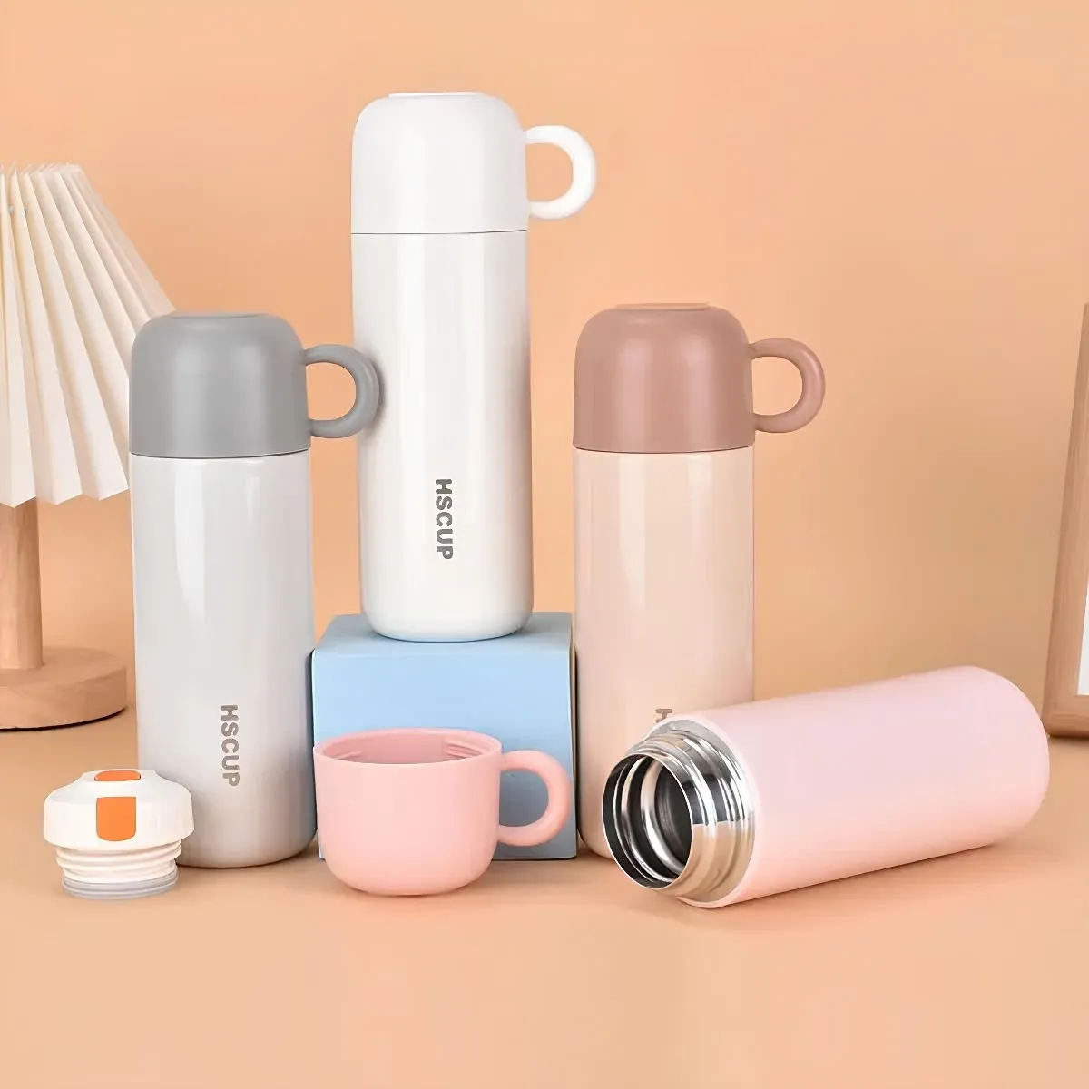 Garrafa Térmica Inox 500ml + Xícara Para Café E Chá - IOD00015