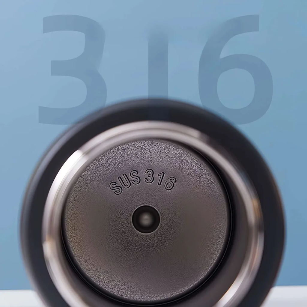 Garrafa Térmica 800ml Com Tampa Flip Aço Inox - IOD00034