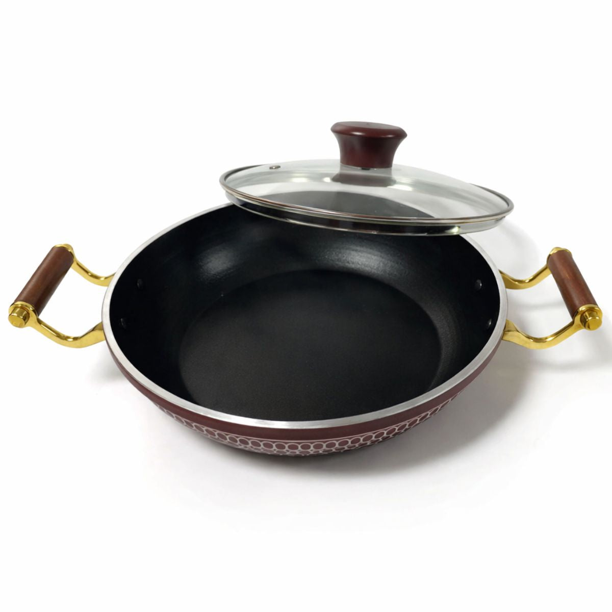 Panela Antiaderente 24cm com Tampa de Vidro - IPA00003