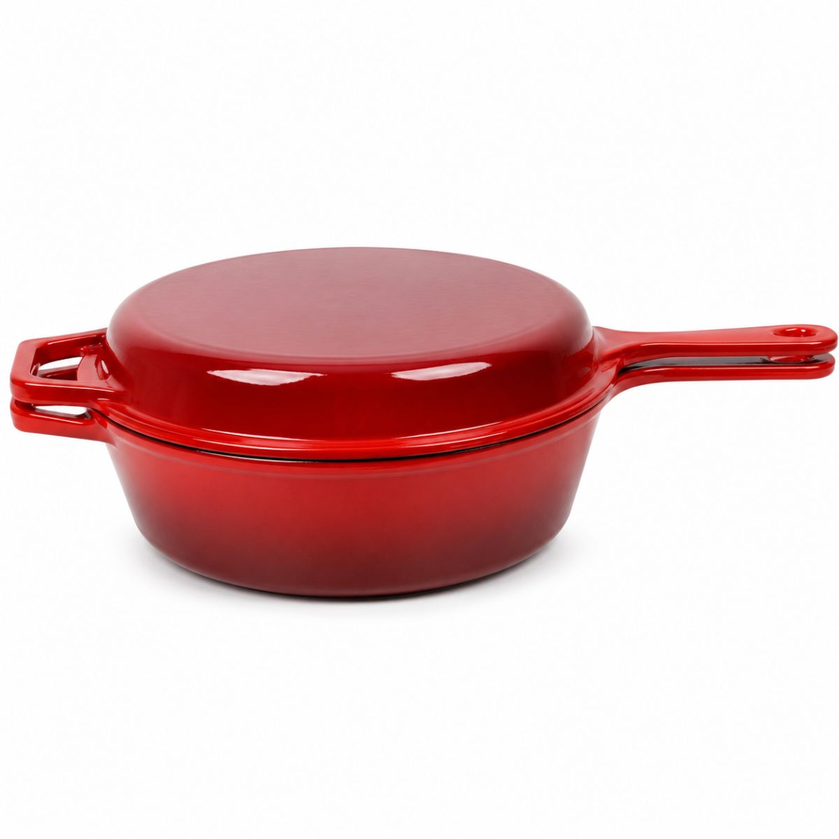Caçarola em Ferro Fundido Vermelha - 26cm - IPA00082