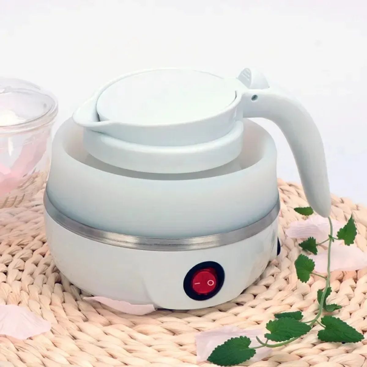 Jarra Elétrica Dobrável em Silicone 600ml - SUN-15