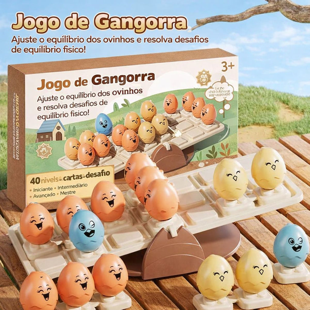 Jogo Educativo de Equilíbrio com Ovinhos para Crianças - TW882-13