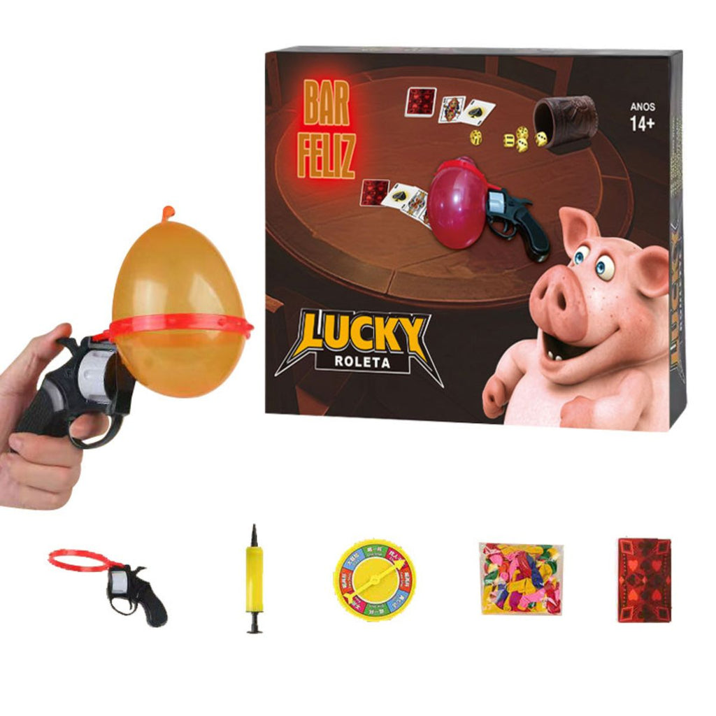 Jogo Lucky Roleta com Pistola de Balão - TW882-17